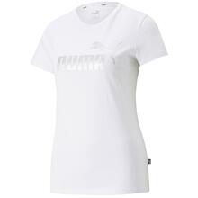 T-särk naistele Puma ESS Metallic Logo Tee 848303 02, S, valge