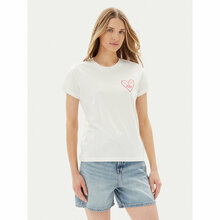 T-särk naistele Lee Small Logo 112363635, XS, valge, regular fit