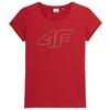 T-särk naistele 4F H4L22-TSD353 62S, XS, punane
