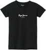 T-särk naistele Pepe Jeans New Virginia PL505202, slim fit, must