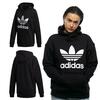 Džemper naistele Adidas adicolor Trefoil FM3307, must, regular fit