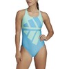 Ujumiskostüüm naistele Adidas 3 Bars Suit, HD0402, sinine