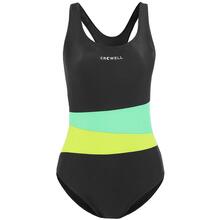 Ujumistrikoo naistele Crowell Lola col.01, 44, must-roheline-lime