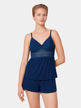 Pidžaama naistele Triumph Aura Spotlight 10218289, sinine, 42, regular fit