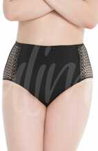 Kõrge vöökohaga aluspüksid Julimex Lingerie, S, must