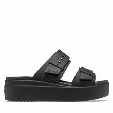 Plätud Crocs Brooklyn Sandal Lowwdg 207431, mustad