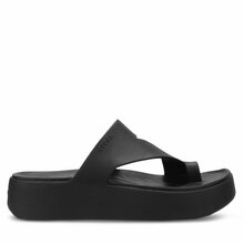 Varbavahesandaalid naistele Crocs Getaway Platform Toe Loop 210834, suurus EU 41/42, must