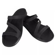 Naiste plätud Crocs Swiftwater Sandal W 203998, suurus 37-38, must