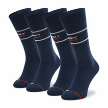 Meeste pikkade sokkide komplekt Tommy Hilfiger 701218704, 2 paari, tumesinine