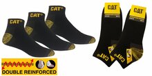 Töö sokid CAT AV778A-B, 3 paari, mustad, suurus 39-42