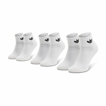 Pikkade sokkide komplekt meestele Adidas Mid-Cut Crew FT8529, 3 paari, valge