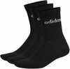 Meeste sokid Adidas C Lin Crew 3P IC13014066746459737, M, 40-42, must, 3 paari