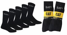 Meeste spordisokid CAT DYP12, mustad, 5 paari, suurus 41-45