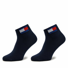 Pikkade sokkide komplekt Tommy Jeans 701228223, 2 paari, tumesinine