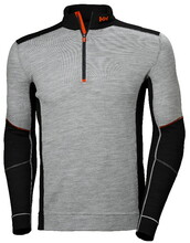 Termosärk Helly Hansen Lifa Merino Halfzip 75107939-M, M, hall/must