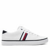 Tennised meestele Tommy Hilfiger Th Hi Vulc Low Stripes Mesh FM0FM04946, valged