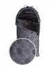 Magamiskott beebidele BabyMatex Cocoon, 100 cm, hall/grafiit
