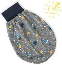 Magamiskott beebile CebaBaby Candy Andy Cosmo, sinine/hall, 60 cm x 42 cm
