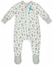 Kombinesoon Love To Dream Enclosed Foot Romper Bunny, 12-18 kuud, valge/hall