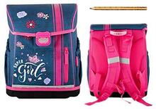 Koolikott Hama Jeans Girl 00183790, sinine/roosa, 17x30.5x38 cm