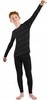 Laste pikk sooja pesu komplekt Odlo Set long Active Warm Eco Set, 116 cm, must-hall