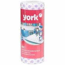 Universaalne lapp York 021100, valge/lilla, 40 tk