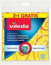Lapp Vileda Ultra Fresh 144826, kollane, 3 tk