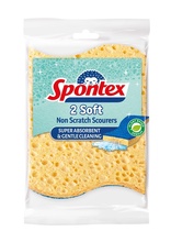 Puhastuskäsn Spontex Soft Viscose, 11 x 7 x 2,5 cm, 2 tk