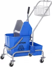 Koristuskäru Homcom, 25 L, sinine