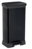 Prügikast Curver Deco Bin, 50 L, must
