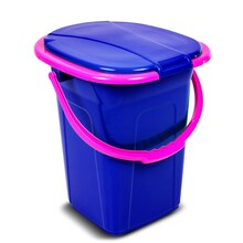 Kaasaskantav kempingu tualetiämber GreenBlue GB320BR, 19 L, tumesinine/roosa