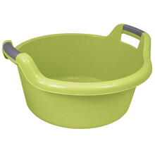 Ümmargune kauss sangadega Curver 0803306Q30, 27 L, roheline