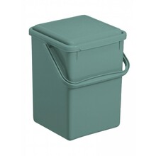 Jäätmete sorteerimise konteiner Rotho Green, 9 L, mündiroheline