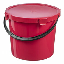 Majapidamisämber Plast Team 60790808, 10 L, punane