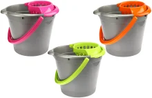 Ämber väänajaga Simple Solution Dark Neon, 12 L, hõbedane