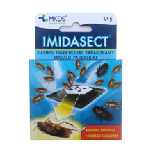 Geelne insektitsiid prussakatele MKDS Imidasect, 1,4 g