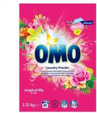 Pesupulber Omo Tropical Lily & Rose, 2,25 kg