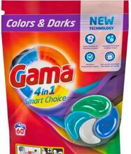 Pesukapslid Gama 4 in 1, 60 tk