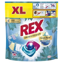 Pesukapslid Rex Almond Oil White, 36 tk