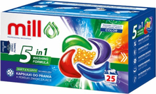 Pesukapslid Madonis Mill Pro 5k koos Color pehmendavate graanulitega, 25 tk