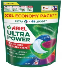Pesukapslid Ariel Ultra Power Color+, 29 tk