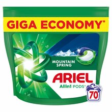 Pesukapslid Ariel All-in-1 PODS Mountain Spring, 70 tk