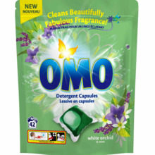 Pesukapslid Omo White Orchid & Mint, 42 tk
