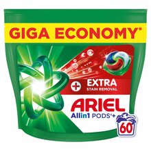 Pesukapslid Ariel All-in-1 PODS + Extra Clean Power, 60 tk