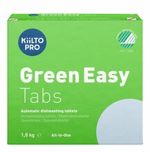 Ökoloogilised nõudepesumasina tabletid Kiilto Green Easy Tabs, 100 tk x 18 g