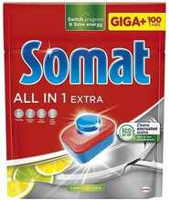 Nõudepesumasina tabletid Somat All in One Extra, 100 tk