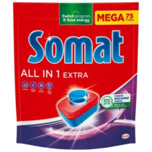 Nõudepesumasina tabletid Somat All in 1 Extra, 75 tk