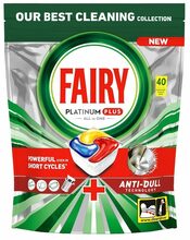 Nõudepesumasina kapslid Fairy Platinum Plus Lemon, 40 tk