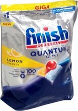 Nõudepesumasina tabletid Finish Quantum All in 1 Lemon, 100 tk