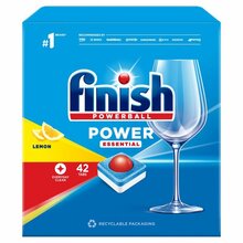 Nõudepesutabletid Finish Powerball Power Essential, sidruni lõhnaga, 42 tk